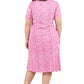 La Cera Plus Size A-Line Knit Dress - La Cera
