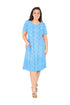 La Cera Plus Size A-Line Knit Dress - La Cera