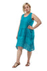 La Cera Plus Size Sleeveless Knit Dress - La Cera