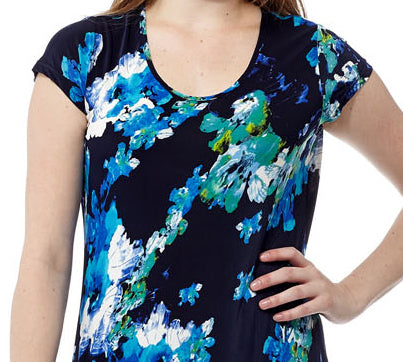 La Cera Watercolor Floral Maxi Dress - La Cera