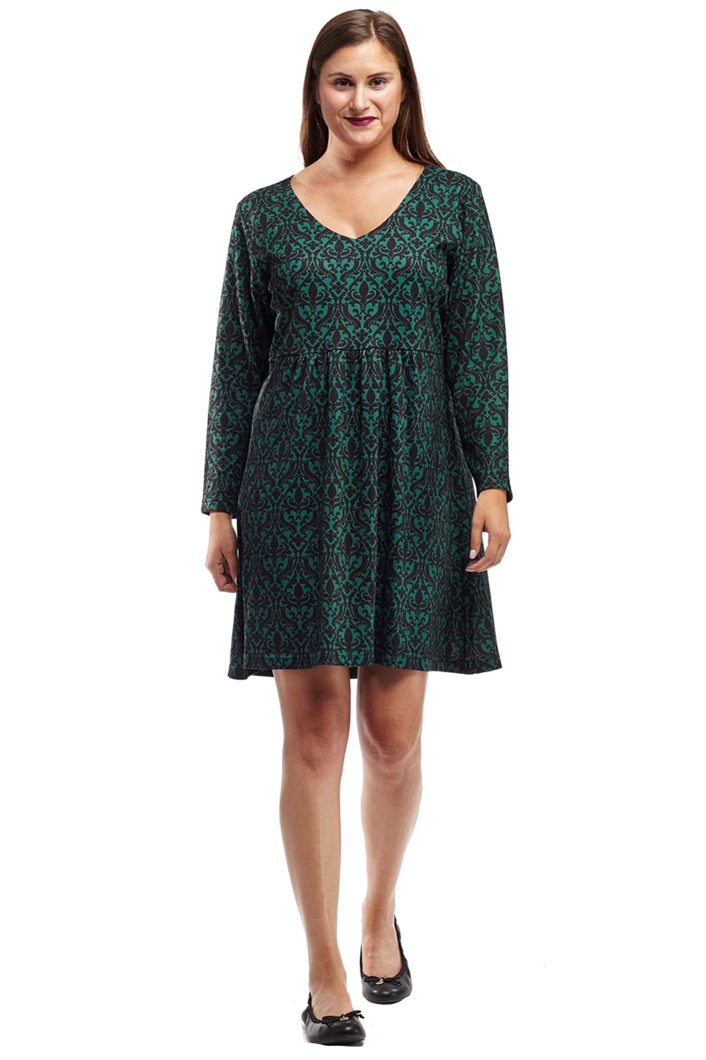 Top estilo túnica estilo jersey Paisely de La Cera