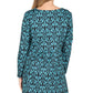 Top estilo túnica estilo jersey Paisely de La Cera