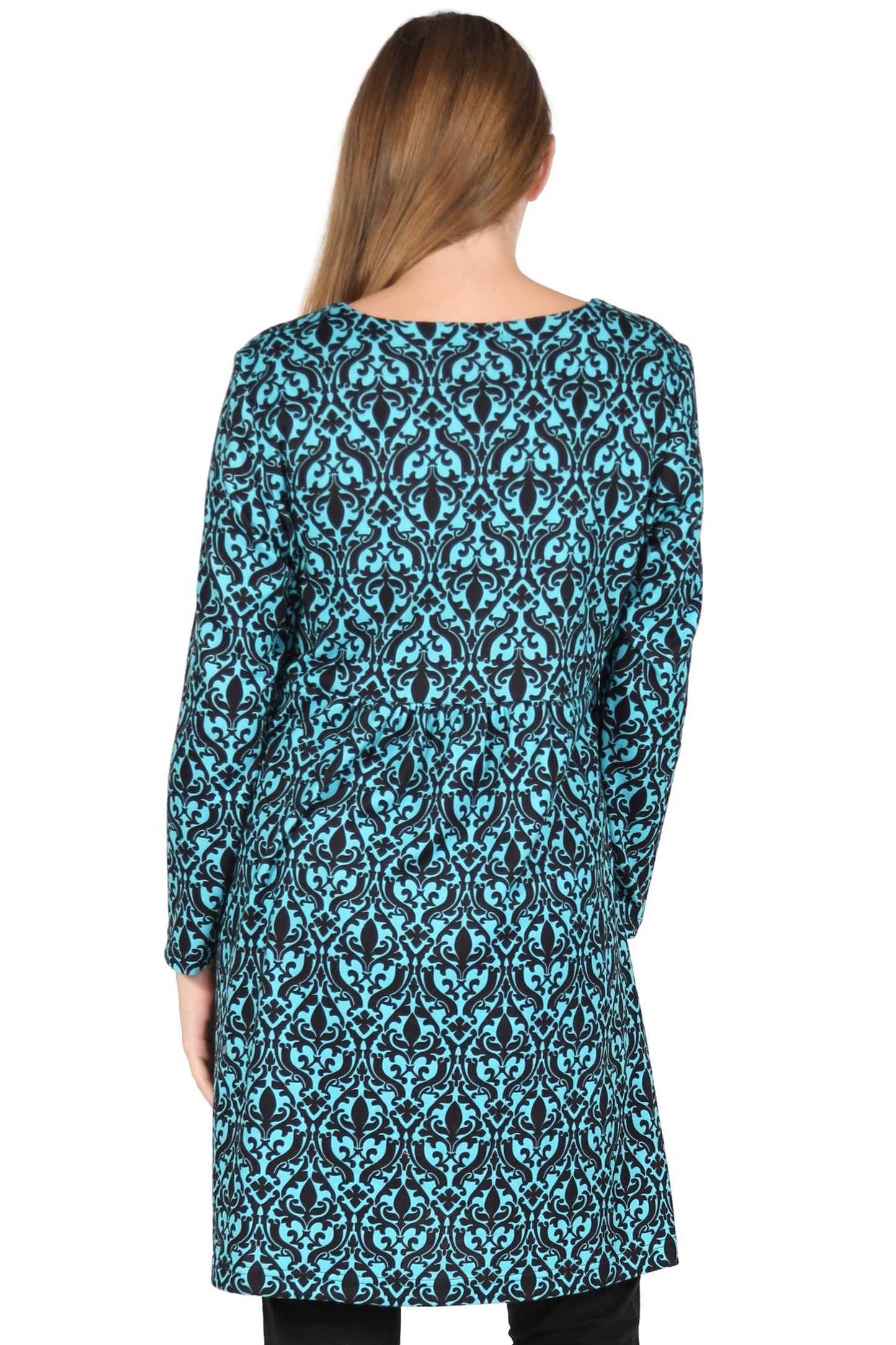 Top estilo túnica estilo jersey Paisely de La Cera