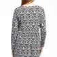 Top estilo túnica estilo jersey Paisely de La Cera