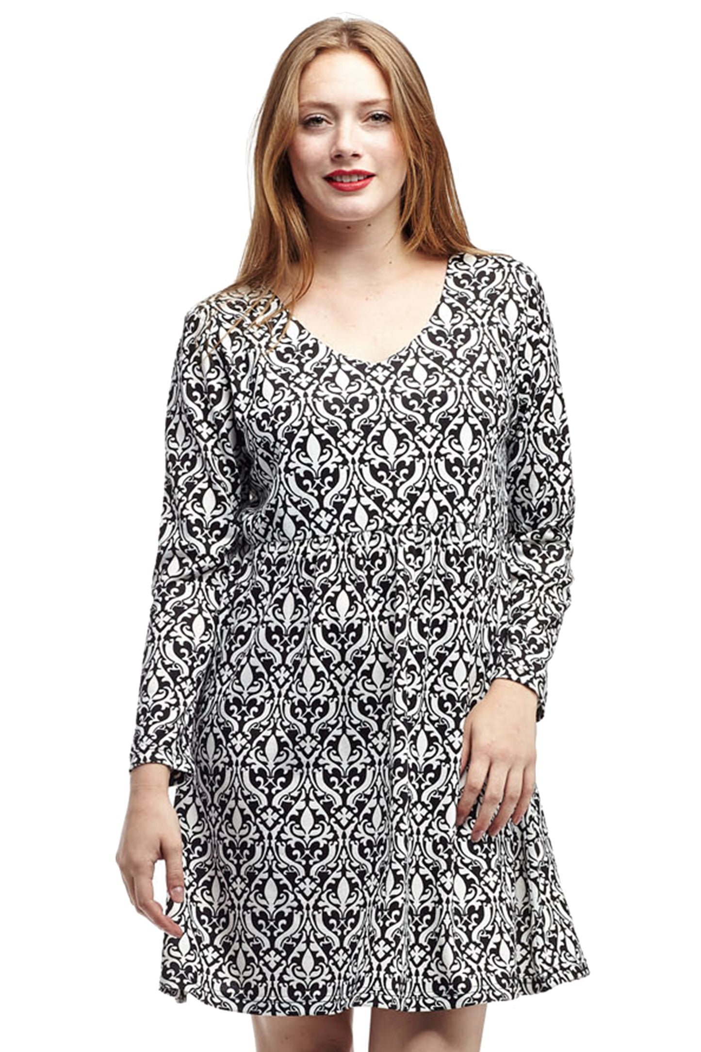 Top estilo túnica estilo jersey Paisely de La Cera