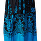 La Cera Paisley Border Print Sleeveless Printed Maxi Dress - La Cera