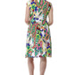 Vestido sin mangas con estampado floral Paisley de La Cera