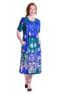 La Cera Button Front Short Sleeve Dress - La Cera