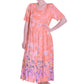 Plus Size La Cera Button Front Short Sleeve Dress - La Cera