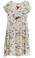 Plus Size La Cera Button Front Short Sleeve Dress - La Cera