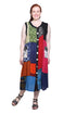 La Cera Multi Print Plus Size Sleeveless Dress - La Cera