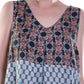 Vestido sin mangas con estampado multicolor La Cera