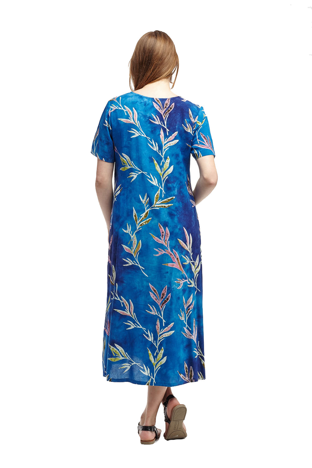 La Cera Short Sleeve A-Line Dress - La Cera