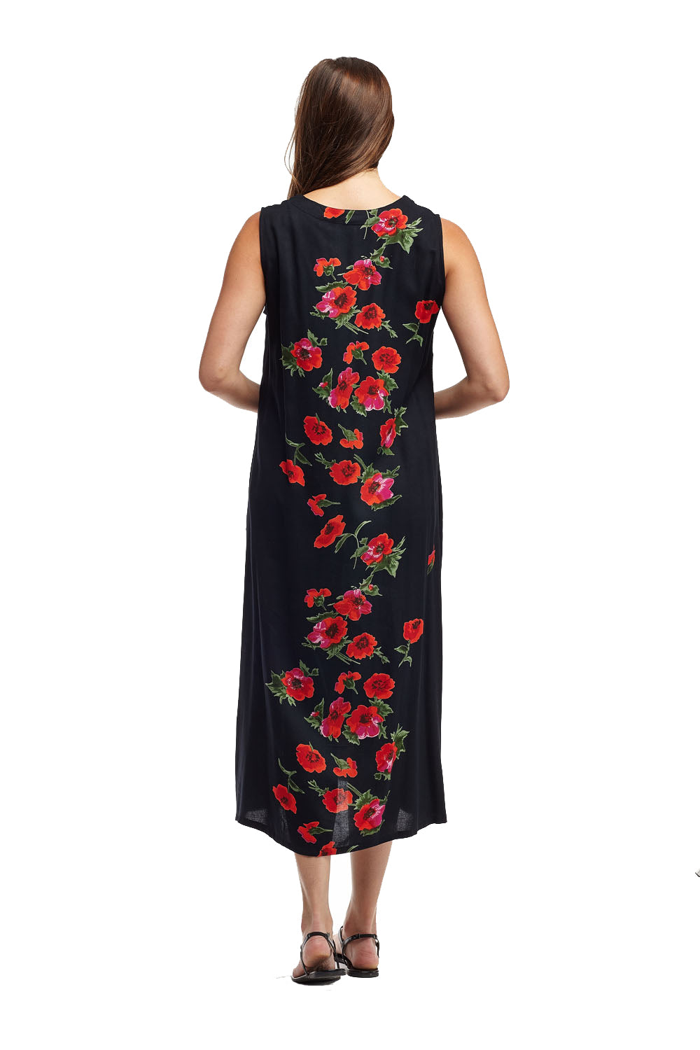 Vestido La Cera Sin Mangas Con Cuello En V
