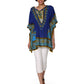 Abstract Print Kimono Tunic - La Cera