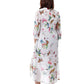 Floral Hummingbird Long Sundress - La Cera