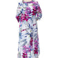 La Cera Women's High-Low Printed Caftan - La Cera