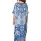 100% Cotton Paisley Print Caftan - La Cera
