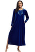 Plus Size La Cera Velour Gown - La Cera