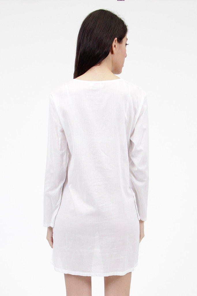 La Cera Embroidered Cover Up - La Cera - 7