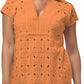 La Cera Cap Sleeve Medallion Lace Tunic - La Cera