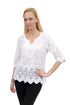 Eyelet Lace Top - La Cera