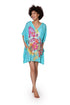 100% Cotton Floral Print Tunic - La Cera