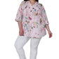 Plus Size Nature At It's Best Release Print Tunic - La Cera