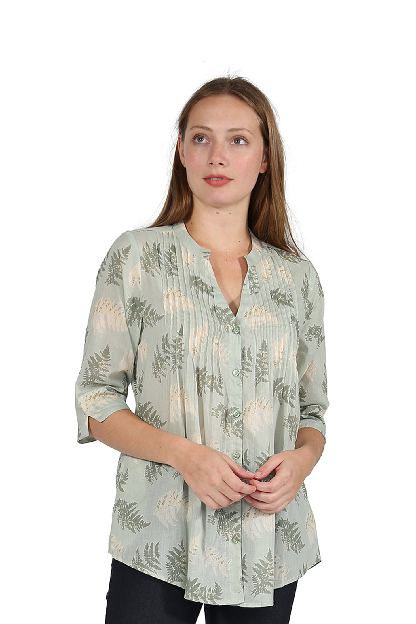 Fern Print Release Print Tunic - La Cera