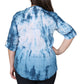 Plus Size Tie Dye Pleated Tunic