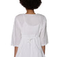 La Cera Embroidered Bodice Blouse - La Cera