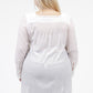 La Cera Plus Size Long Sleeve Lace Detail Top - La Cera - 4
