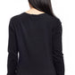 La Cera Long Sleeve Cardigan with Pockets - La Cera