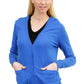 La Cera Long Sleeve Cardigan with Pockets - La Cera