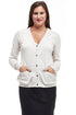 La Cera Long Sleeve Cardigan with Pockets - La Cera