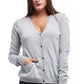 La Cera Long Sleeve Cardigan with Pockets - La Cera