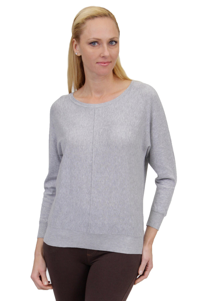 La Cera Long Sleeve Pullover Sweater - La Cera