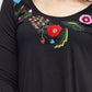 La Cera Floral Embroidered Top - La Cera - 2