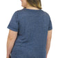 Plus Size Soft & Supple V-Neck Knit Top - La Cera