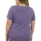 Plus Size Soft & Supple V-Neck Knit Top - La Cera
