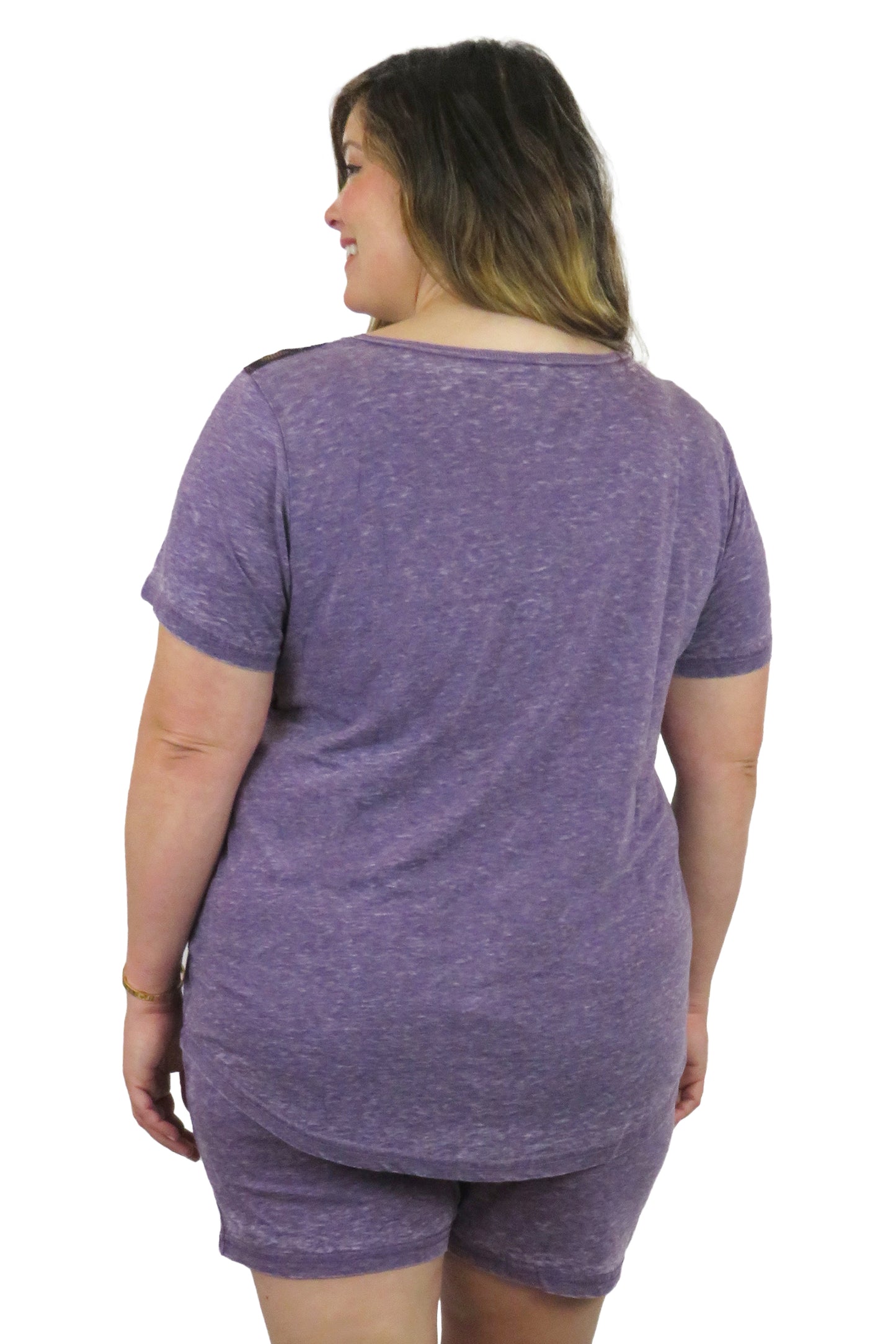 Plus Size Soft & Supple V-Neck Knit Top - La Cera
