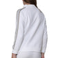 Chaqueta con cremallera de felpa francesa de talla grande