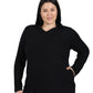 Plus Size Cozy Hooded Tee