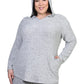 Plus Size Cozy Hooded Tee