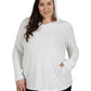 Plus Size Cozy Hooded Tee
