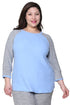 Comfort Collection Plus Size Baseball Tee - La Cera