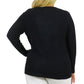 V-Neck Comfort Collection Long Sleeve Top - Plus Size - La Cera
