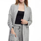 La Cera Shawl Collar Long Cardigan - La Cera - 5
