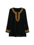 Gold Leaf Velour Plus Size Top - La Cera