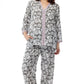 Rayon Sage Floral Pajamas - La Cera